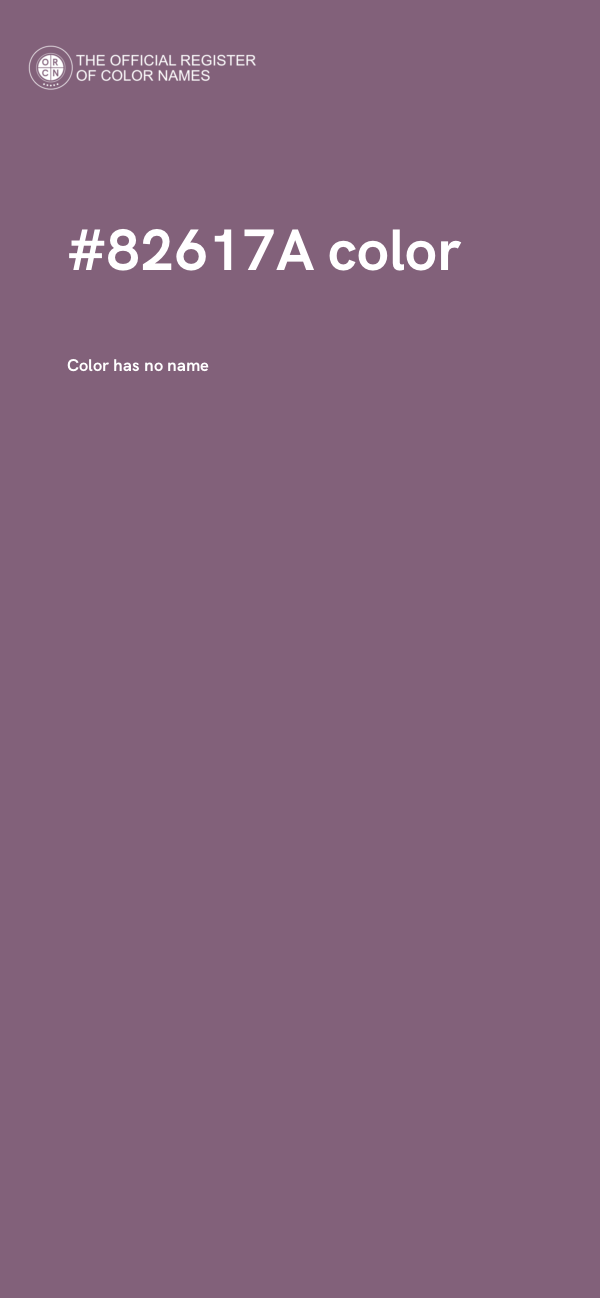 #82617A color image