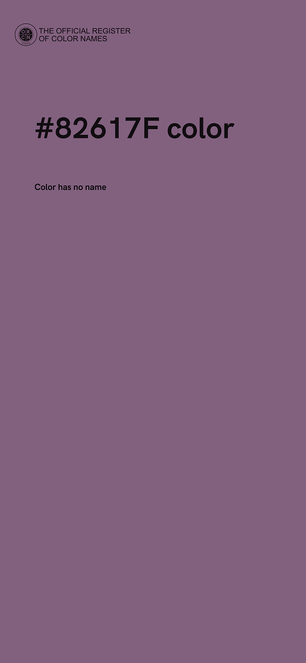 #82617F color image