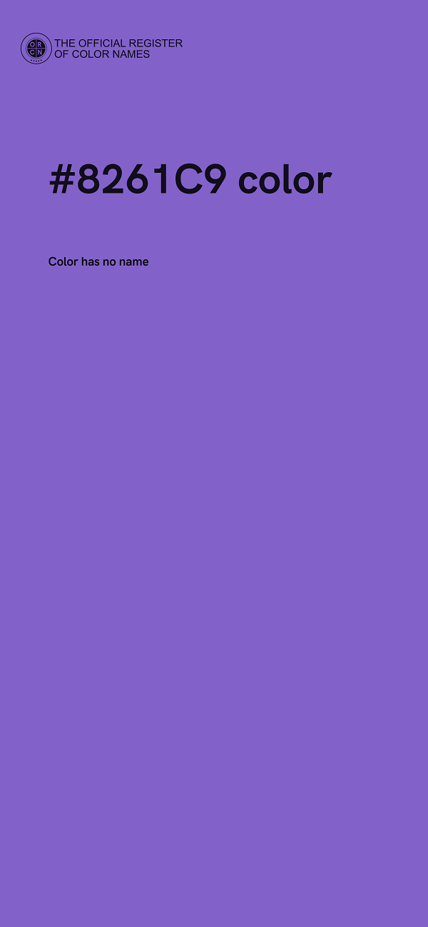 #8261C9 color image