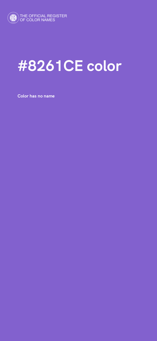 #8261CE color image