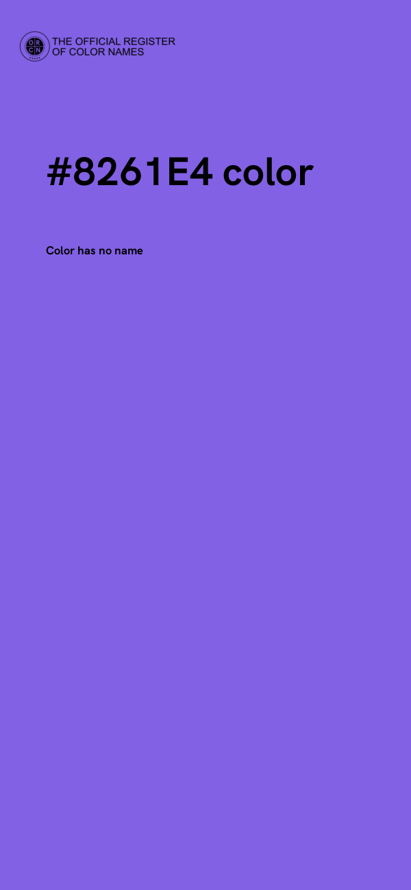 #8261E4 color image