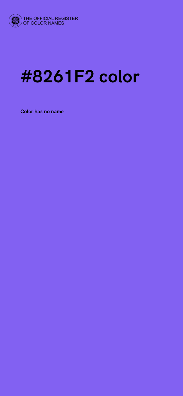 #8261F2 color image