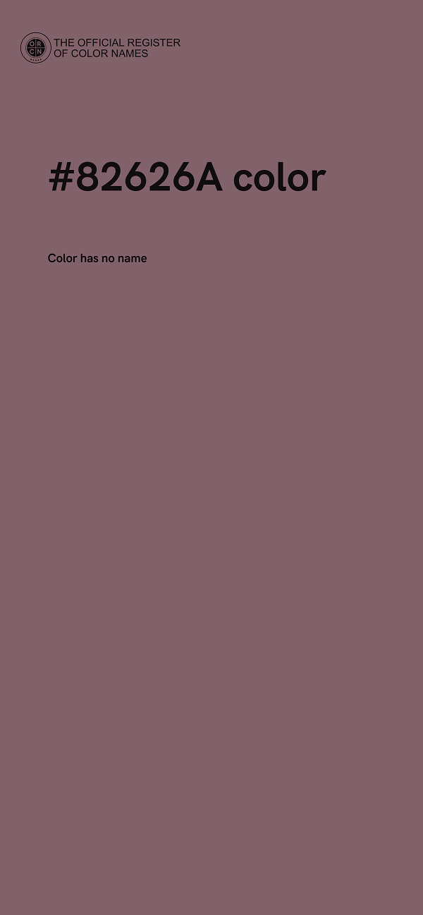 #82626A color image