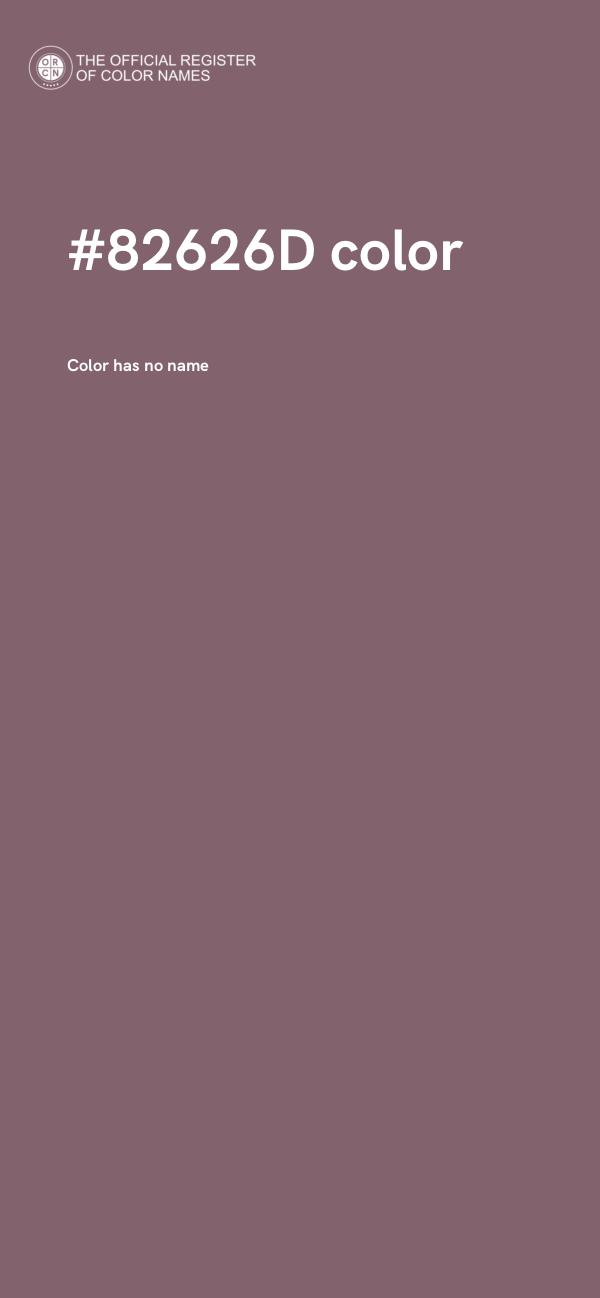 #82626D color image