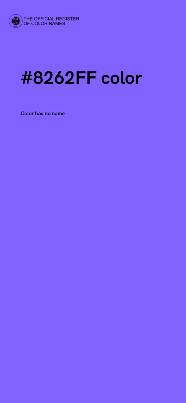 #8262FF color image