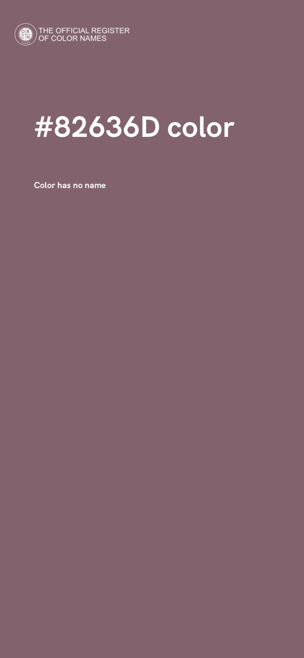 #82636D color image