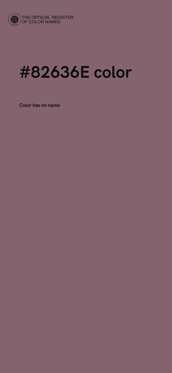#82636E color image