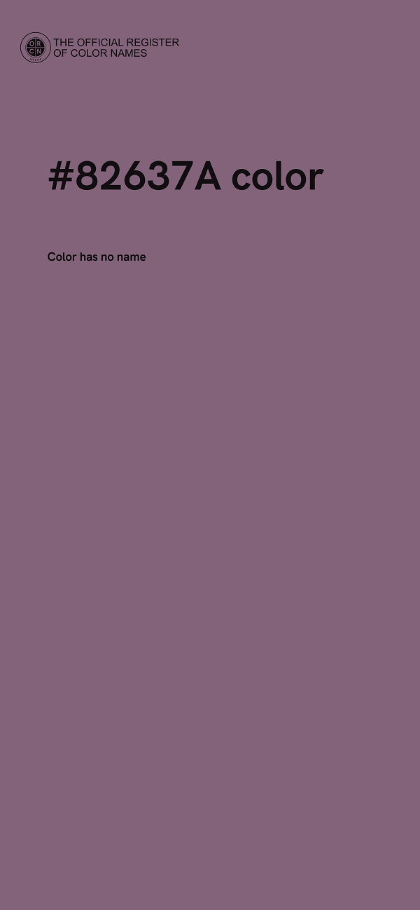 #82637A color image