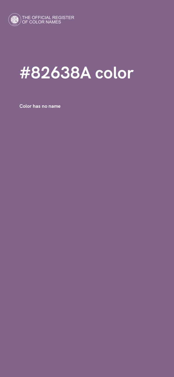 #82638A color image