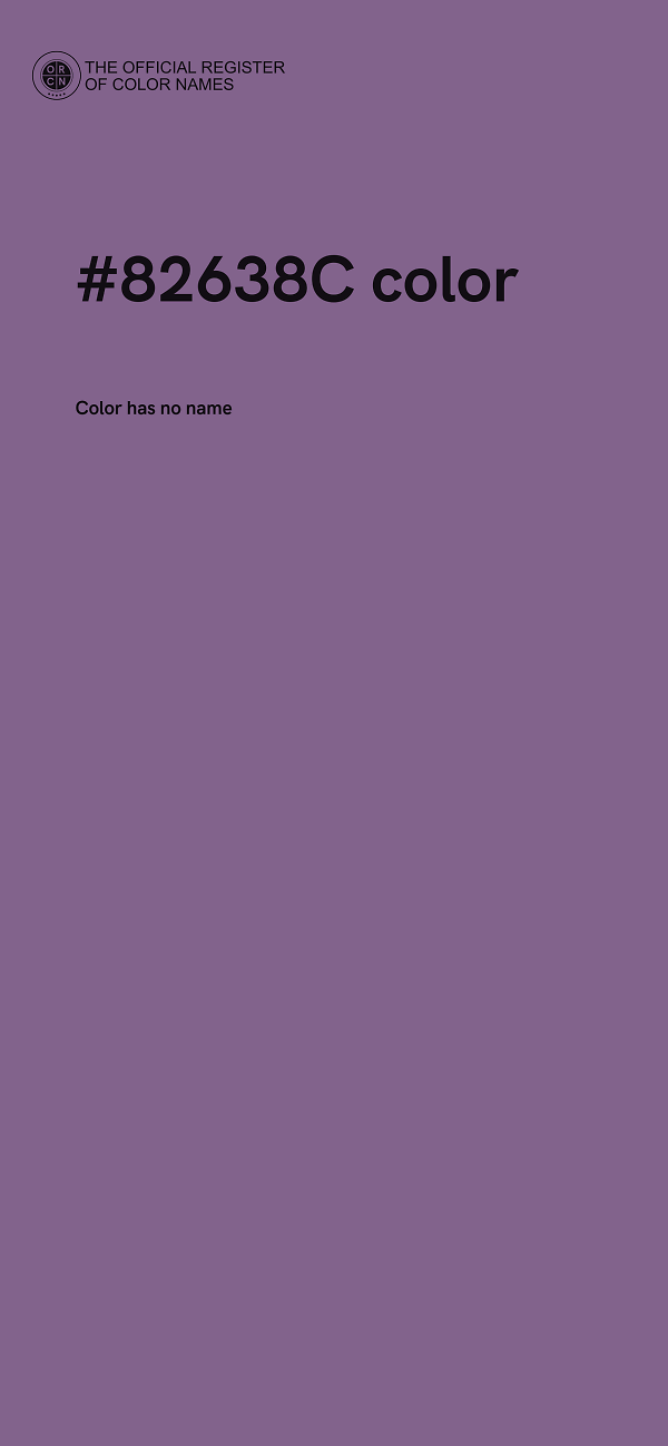 #82638C color image