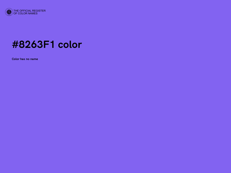 #8263F1 color image