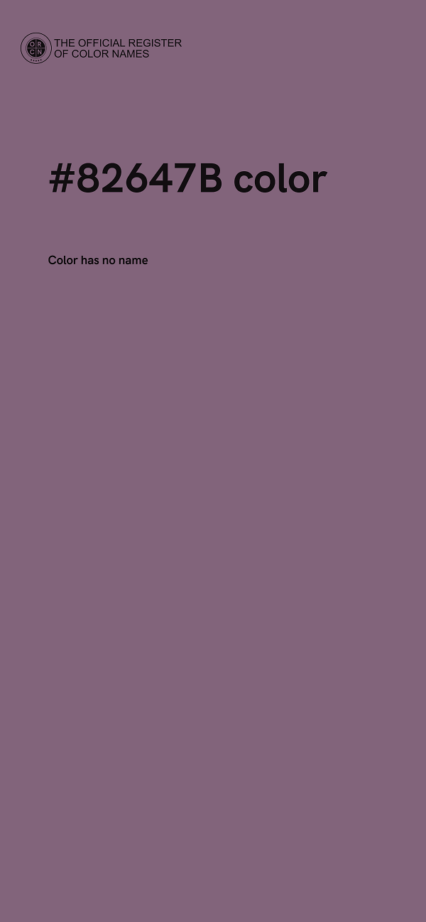 #82647B color image