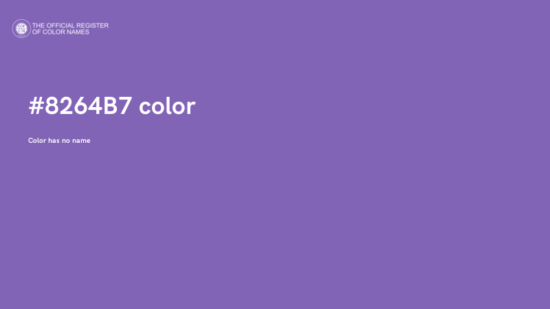 #8264B7 color image