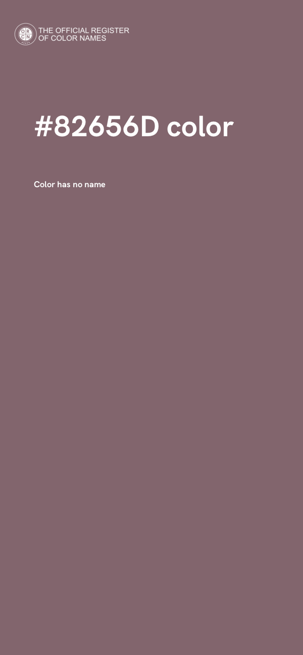 #82656D color image