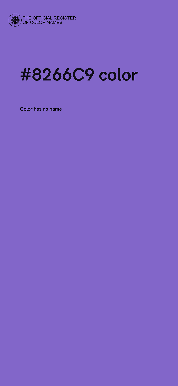 #8266C9 color image
