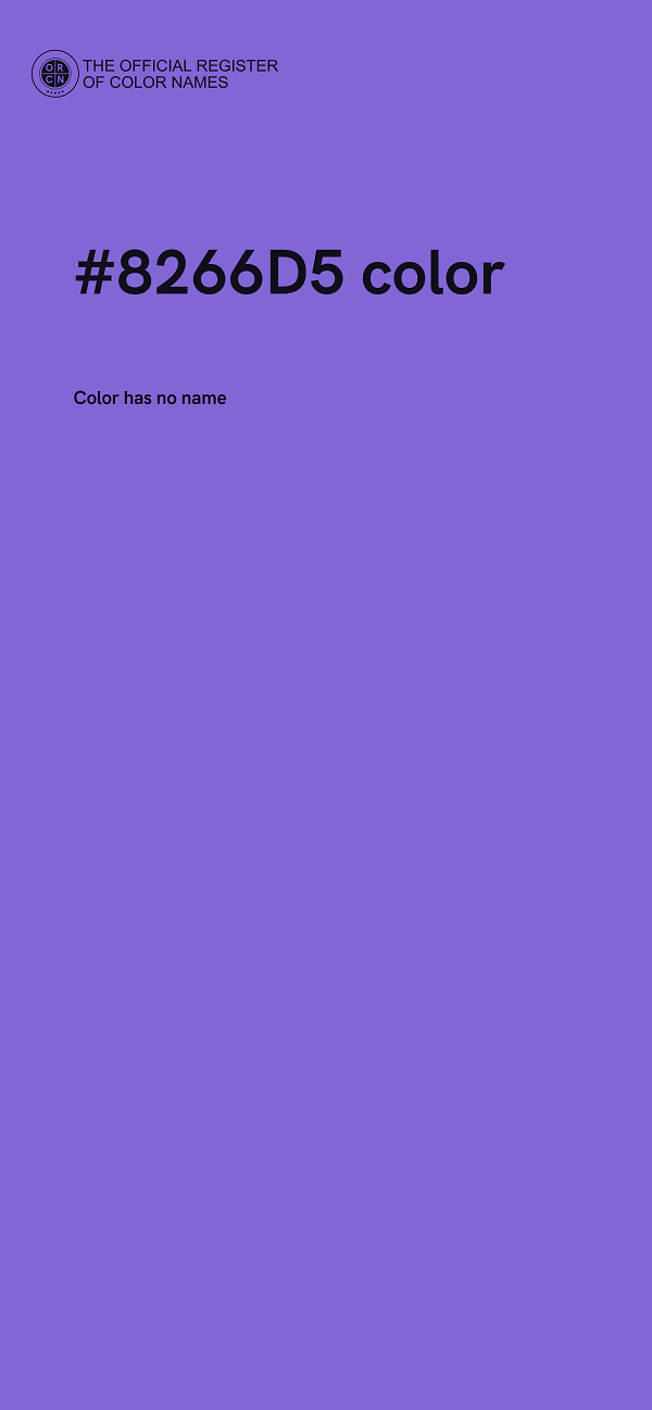 #8266D5 color image