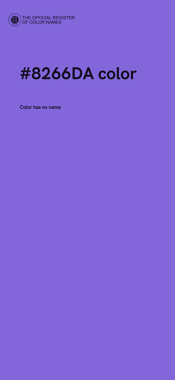 #8266DA color image