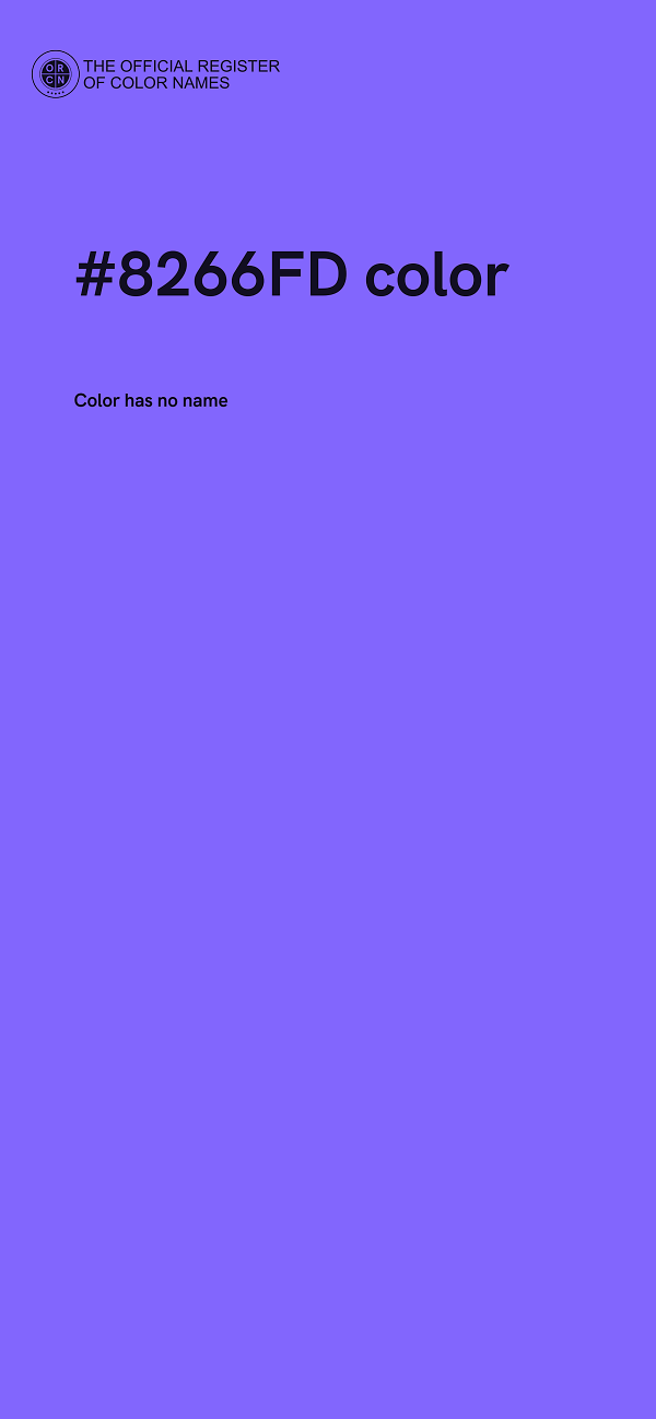 #8266FD color image