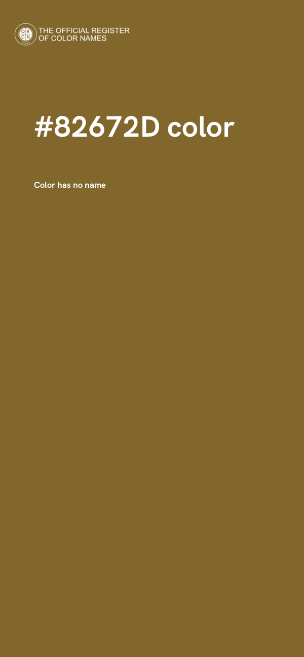 #82672D color image