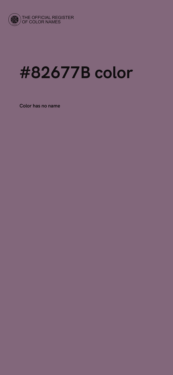 #82677B color image