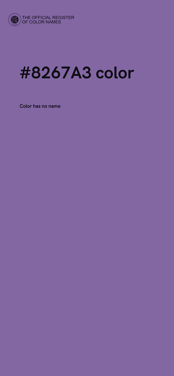 #8267A3 color image