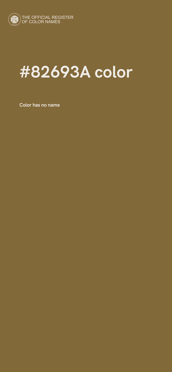 #82693A color image