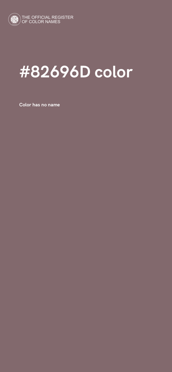 #82696D color image