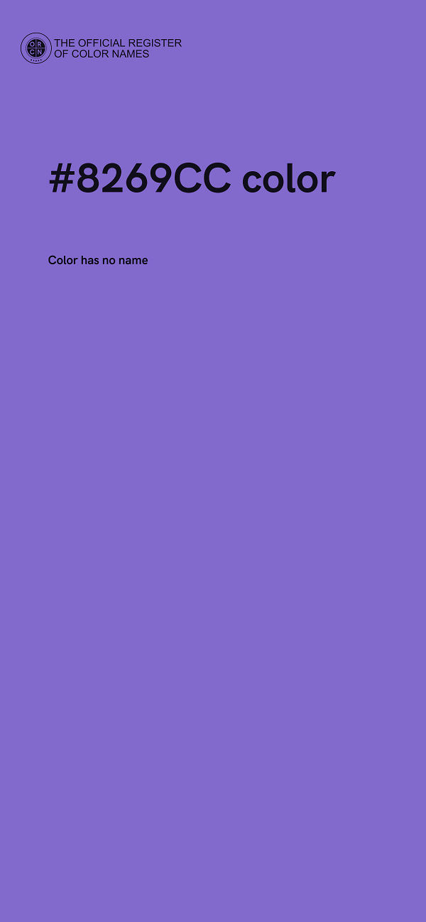 #8269CC color image
