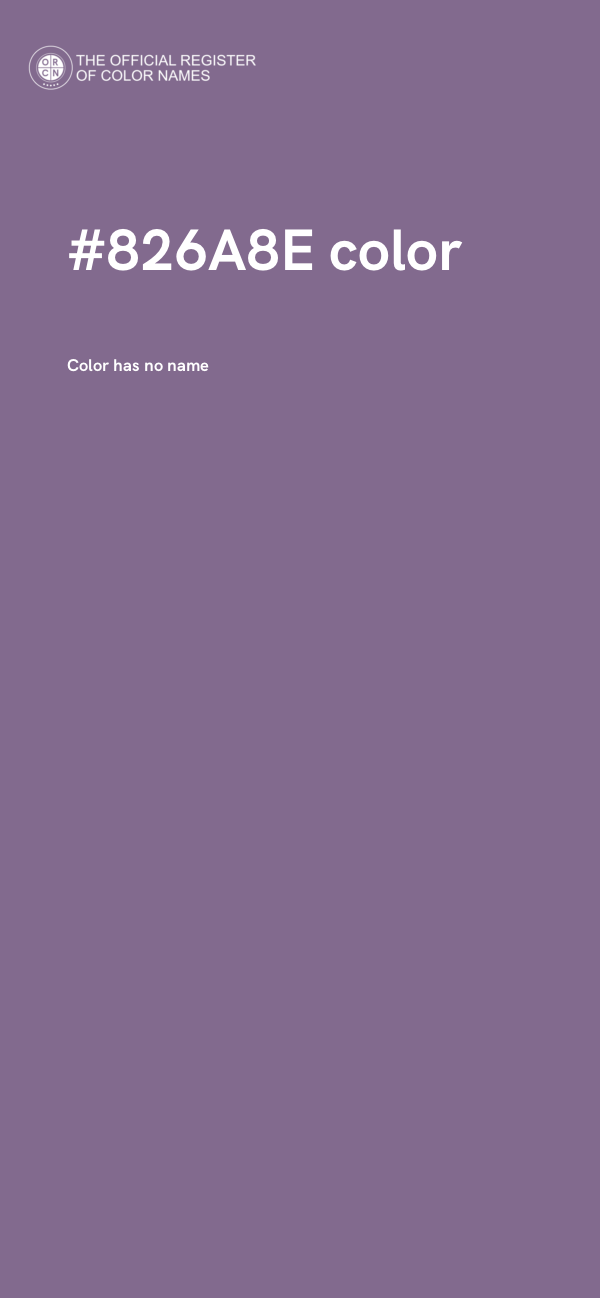#826A8E color image
