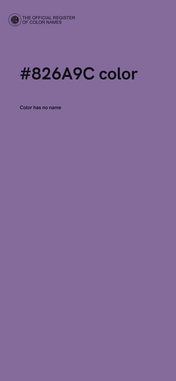 #826A9C color image
