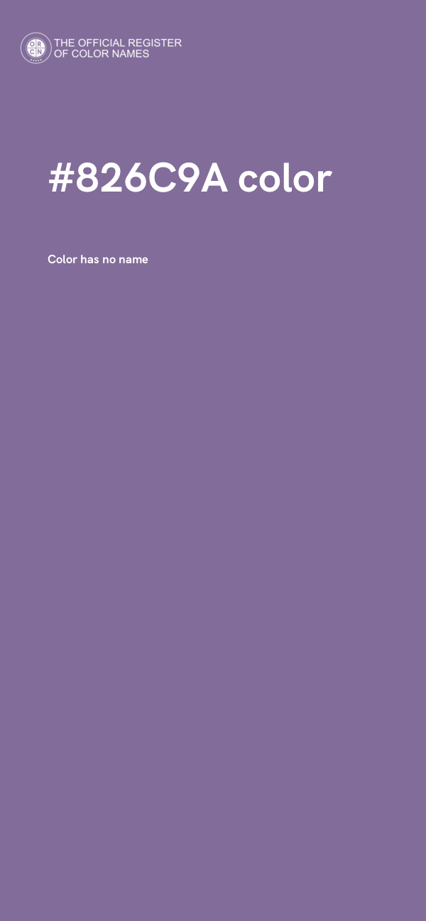 #826C9A color image