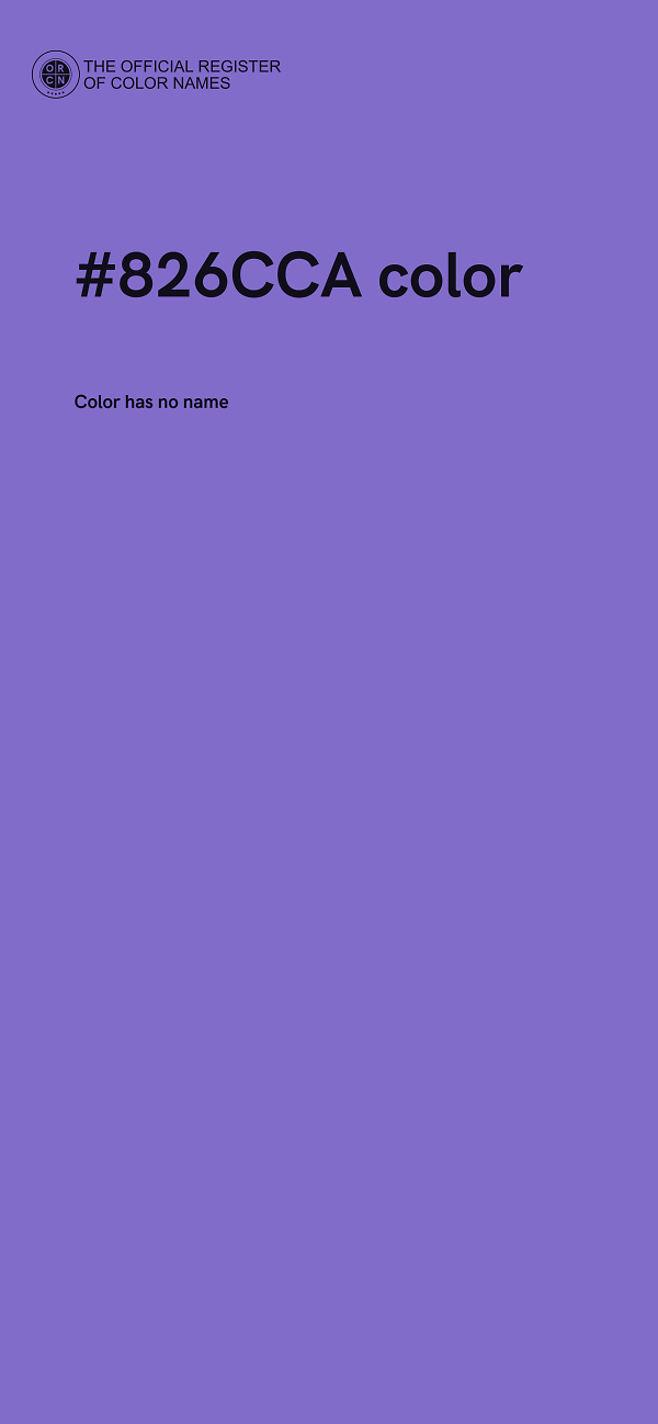 #826CCA color image
