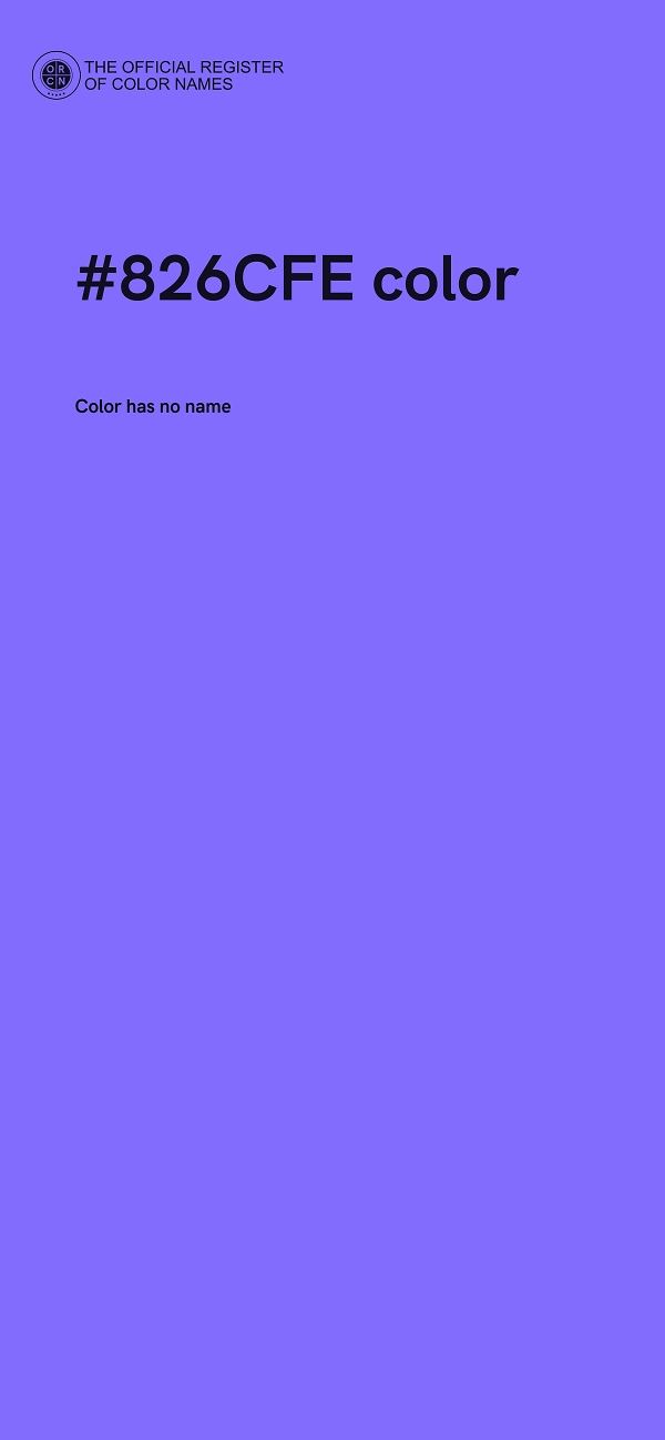 #826CFE color image