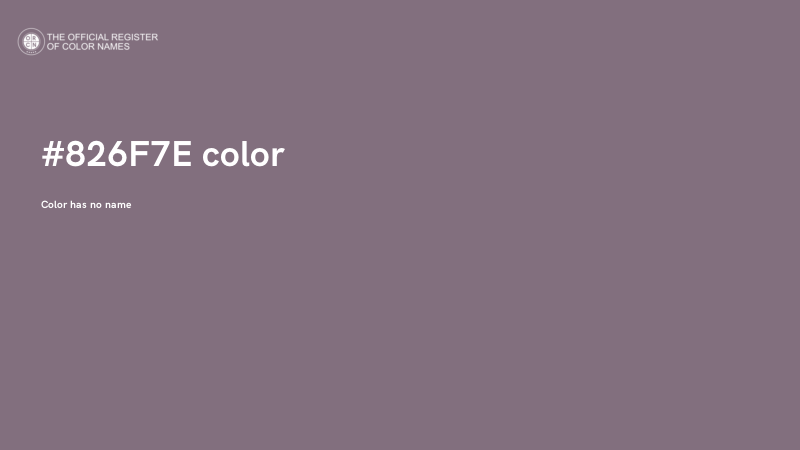 #826F7E color image