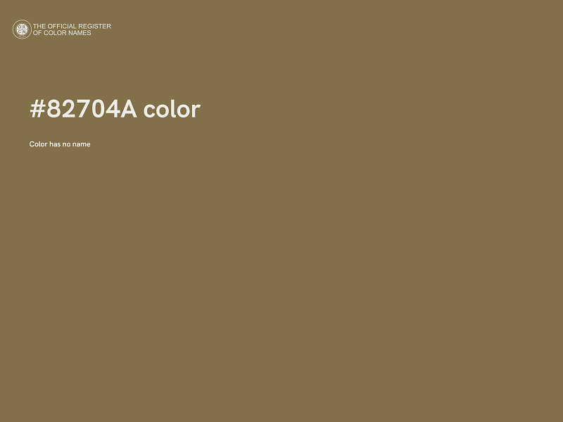#82704A color image