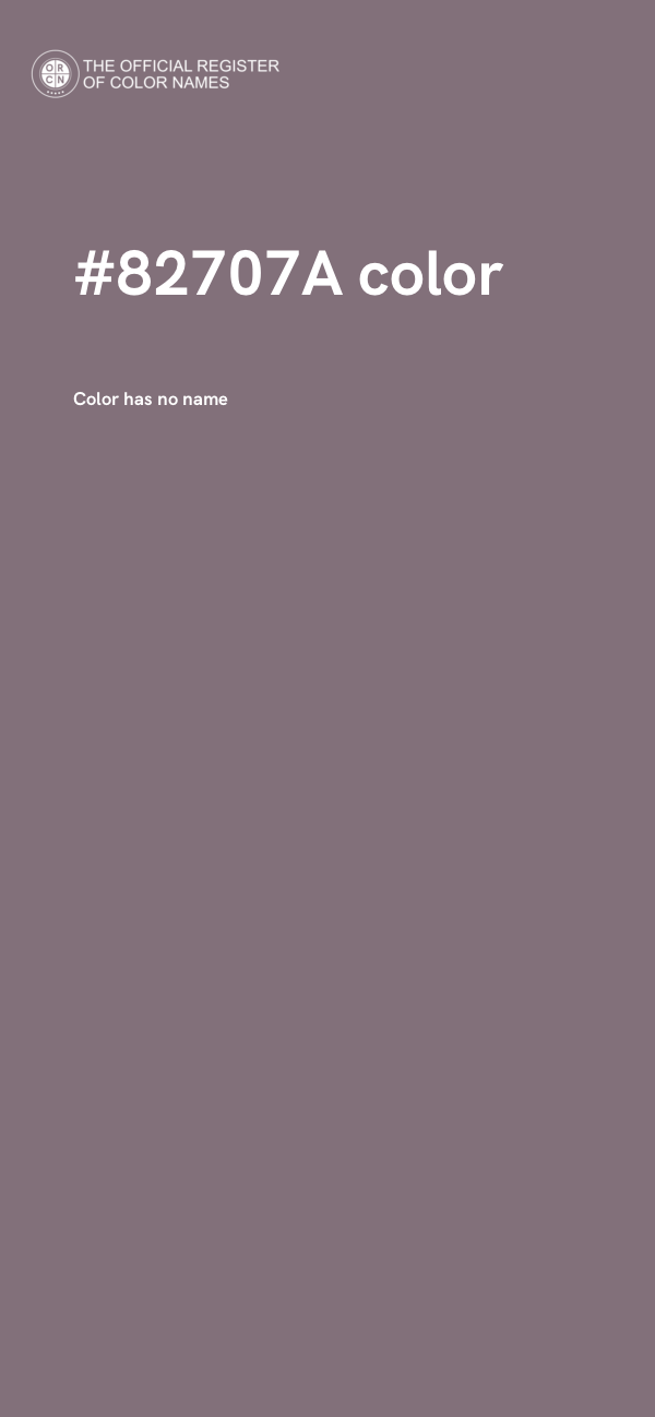 #82707A color image