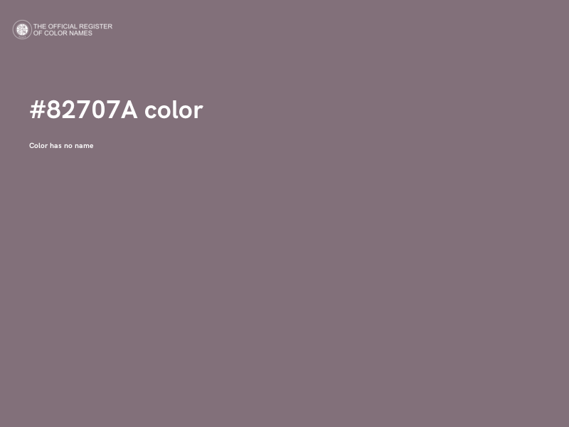 #82707A color image