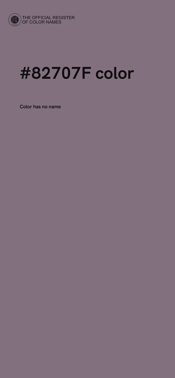 #82707F color image