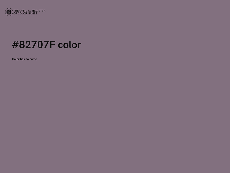 #82707F color image