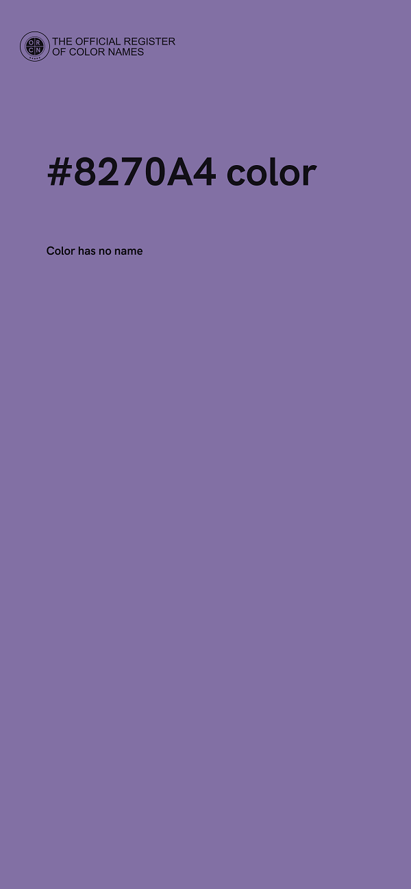 #8270A4 color image