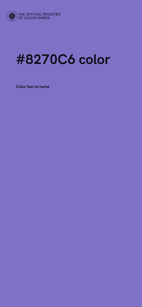 #8270C6 color image