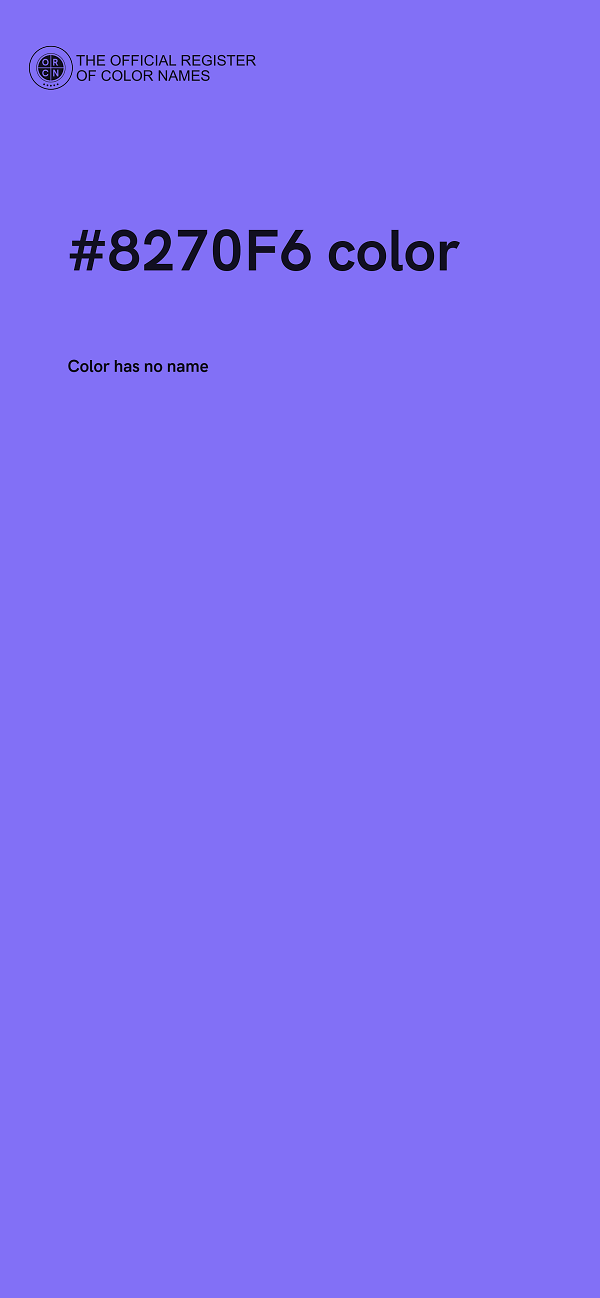 #8270F6 color image