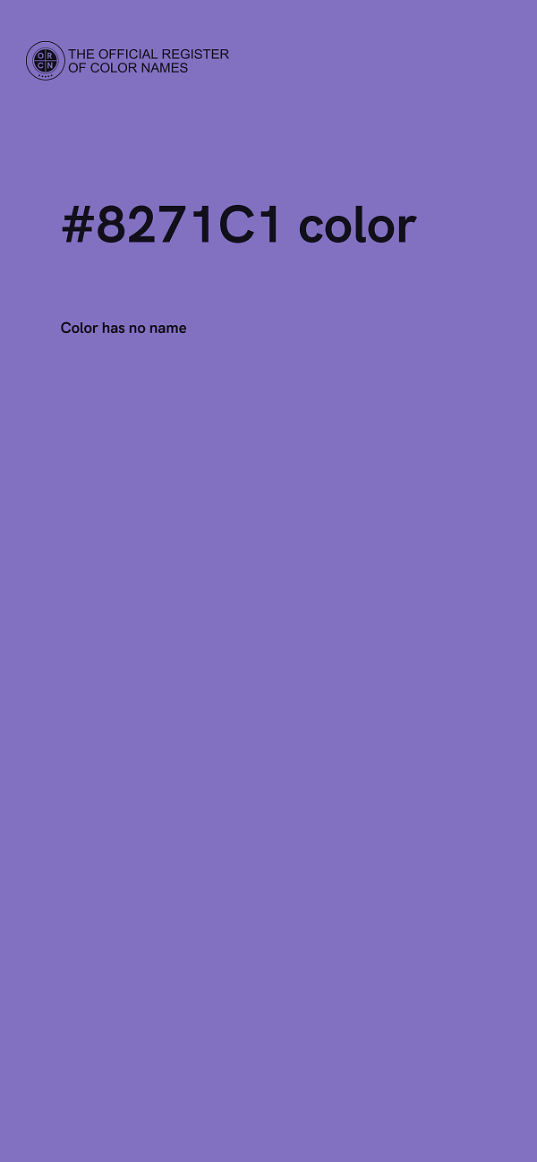#8271C1 color image