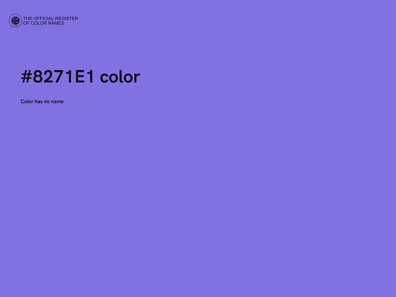 #8271E1 color image