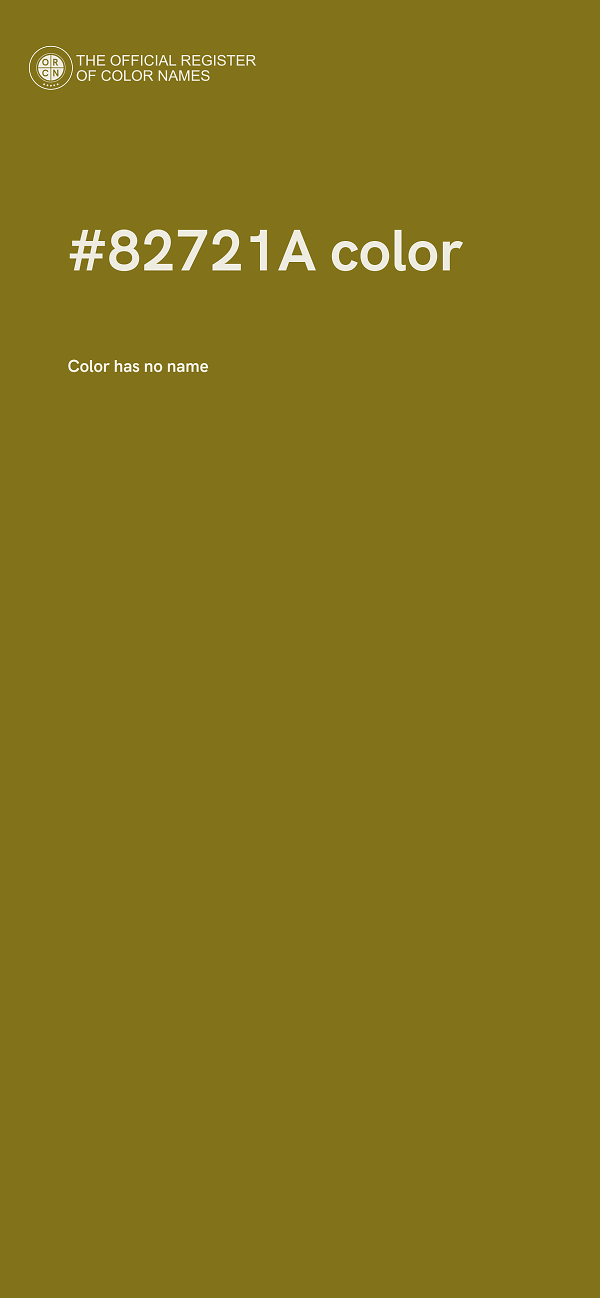 #82721A color image