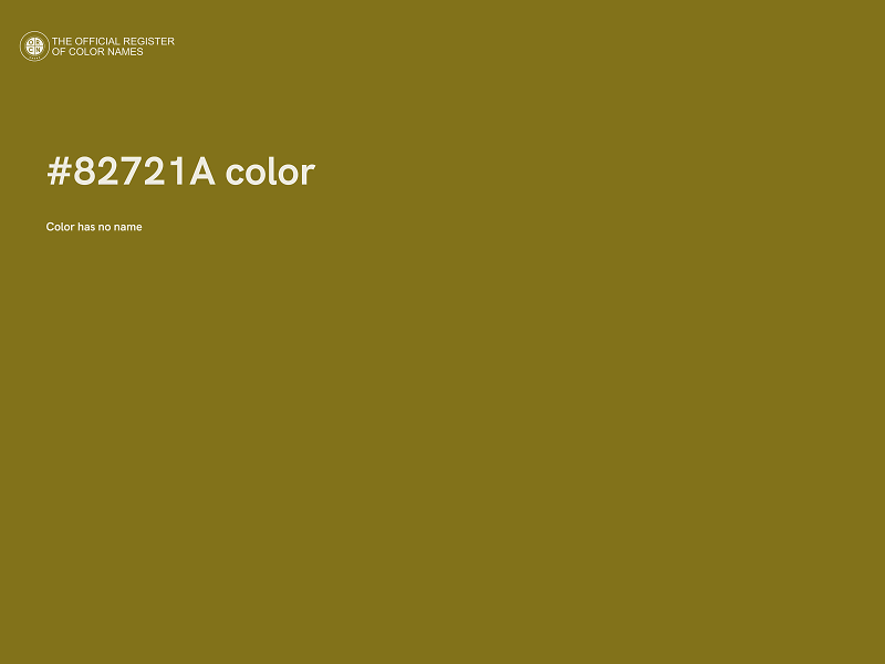 #82721A color image