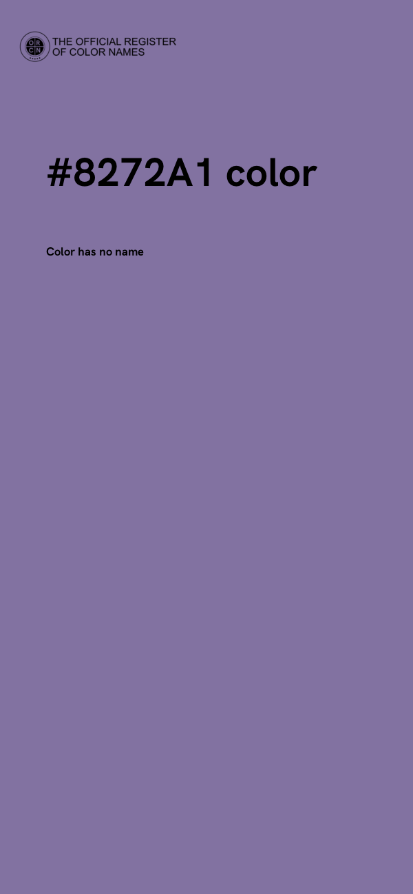 #8272A1 color image