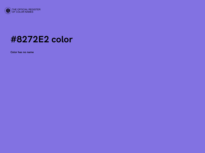 #8272E2 color image