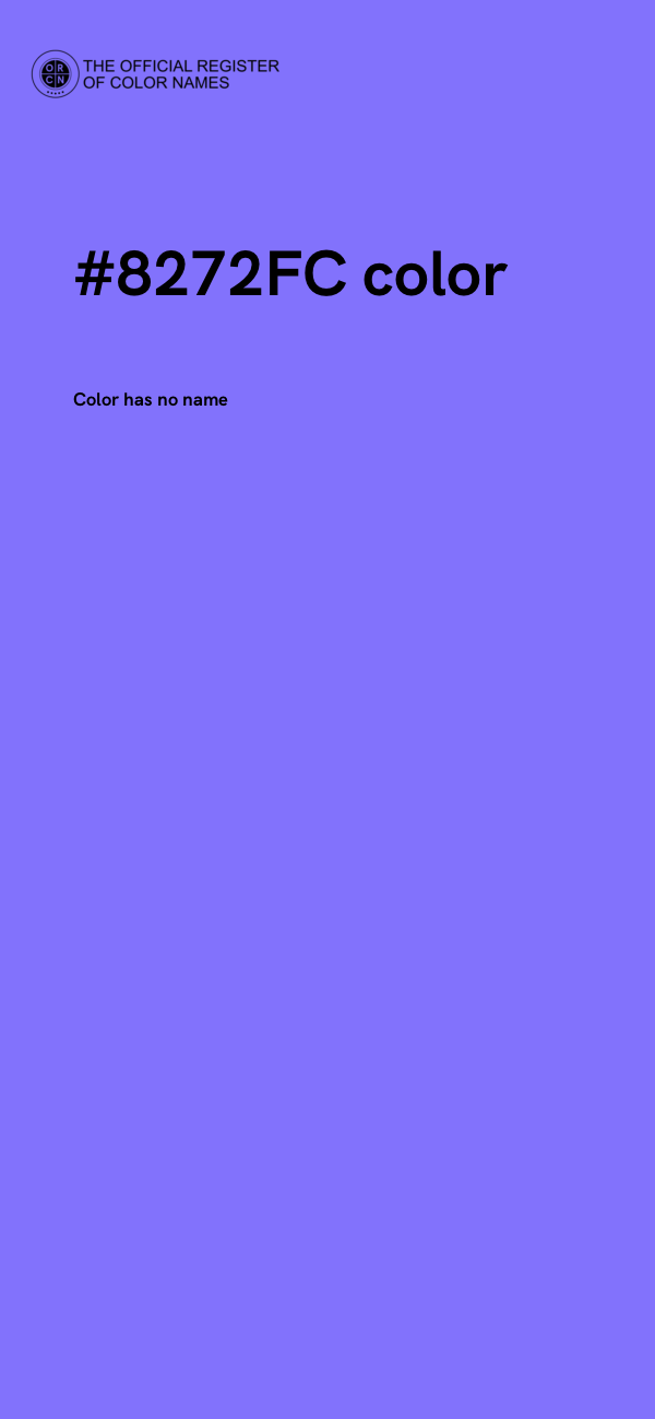 #8272FC color image