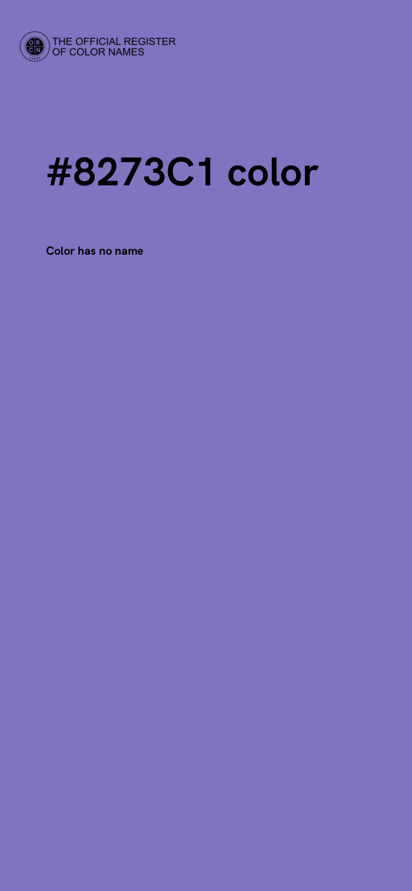 #8273C1 color image